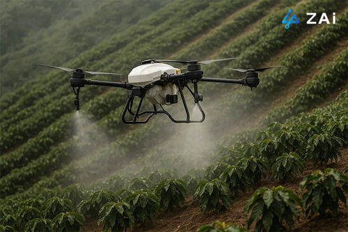 kasus perusahaan terbaru tentang Mengatasi Tantangan Cakupan yang Tidak Merata: Kisah Sukses Drone ZAi-Q100 dalam Pertanian Kopi Komersial