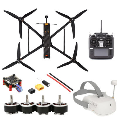 10 Inch FPV Racing Drone dengan Aksesoris Motor Brushless dan TX16s Remote Control FPV Drones
