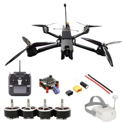 Harga yang pantas 7KM Ketinggian Penerbangan 2.4G Wireless remote control Drone ELRS 915 Receiver FPV Drone Kit on line