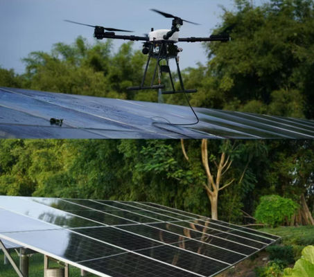 Harga yang pantas ZAi-MX15 Panel Surya Drone Pembersihan Tegangan Tinggi untuk Solusi Pembersihan Jendela Dinding Bangunan Tinggi on line